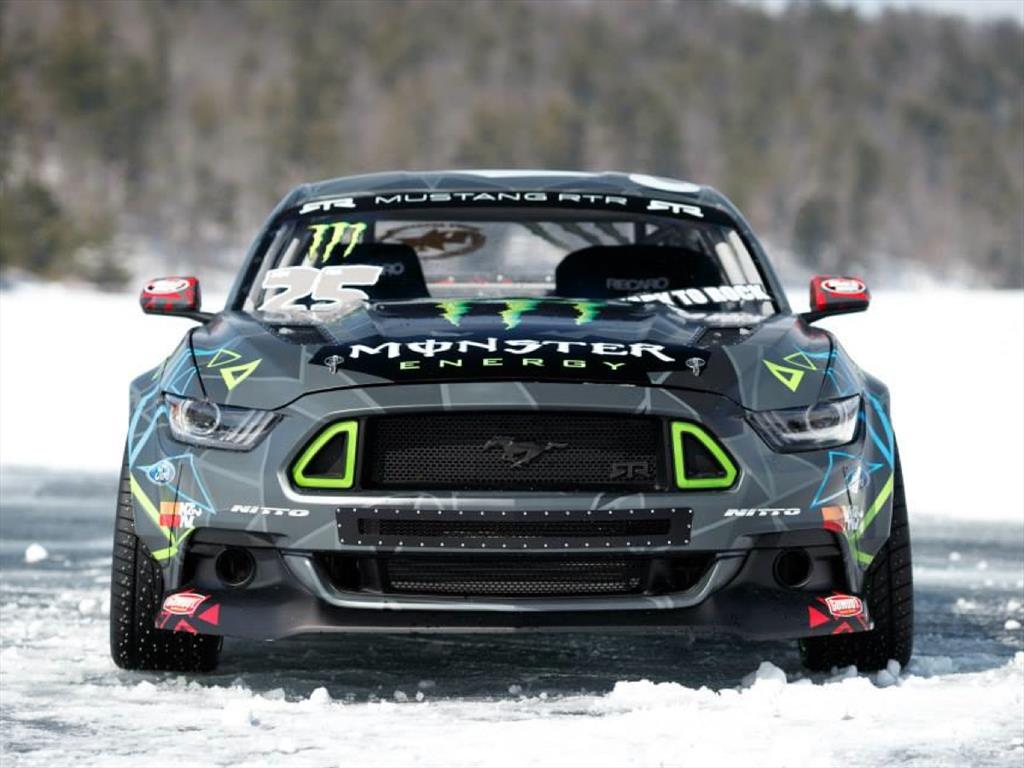 Ford Mustang RTR Monster Energy 2015 дрифт