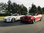 Jaguar F-Type vs Chevrolet Camaro ZL1 convertible