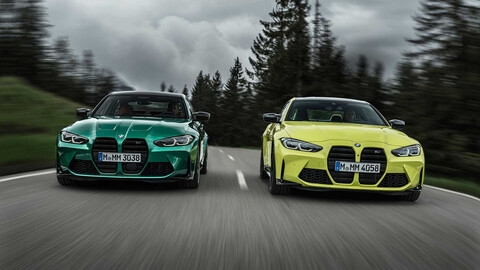 BMW M3 sedán y M4 coupé 2021