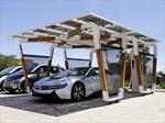 Cargador Solar de BMW para estacionamientos
