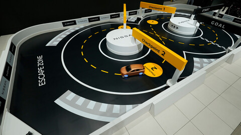 Nissan Ariya de control remoto