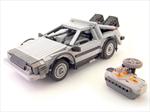 DeLorean de Volver al Futuro hecho en Lego