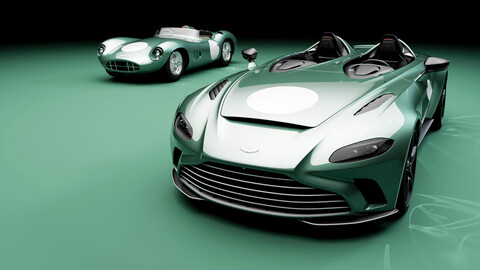 Aston Martin V12 Speedster tributo al DBR1