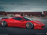 Liberty Walk Ferrari 458 Italia con llantas PUR