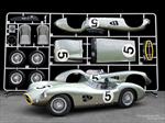 Aston Martin DBR1/2 de tamaño real para armar