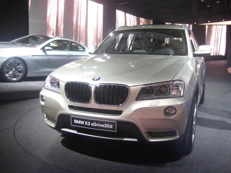 BMW X3 2011 en el Salón de París 2010