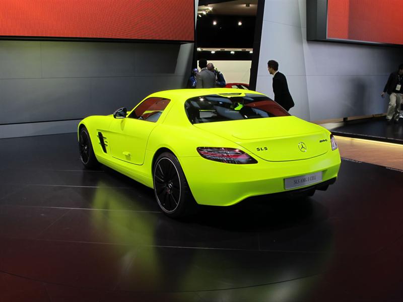 Mercedes Benz SLS E-Cell en Detroit 2011