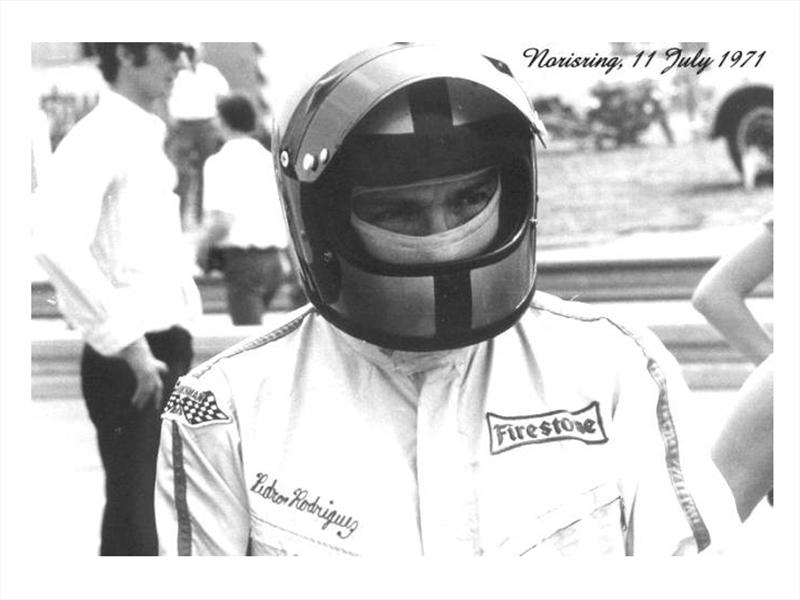 Rodríguez antes de arrancar en el Norisring