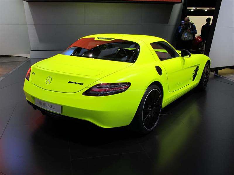 Mercedes Benz SLS E-Cell en Detroit 2011