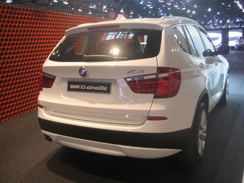 BMW X3 2011 en el Salón de París 2010