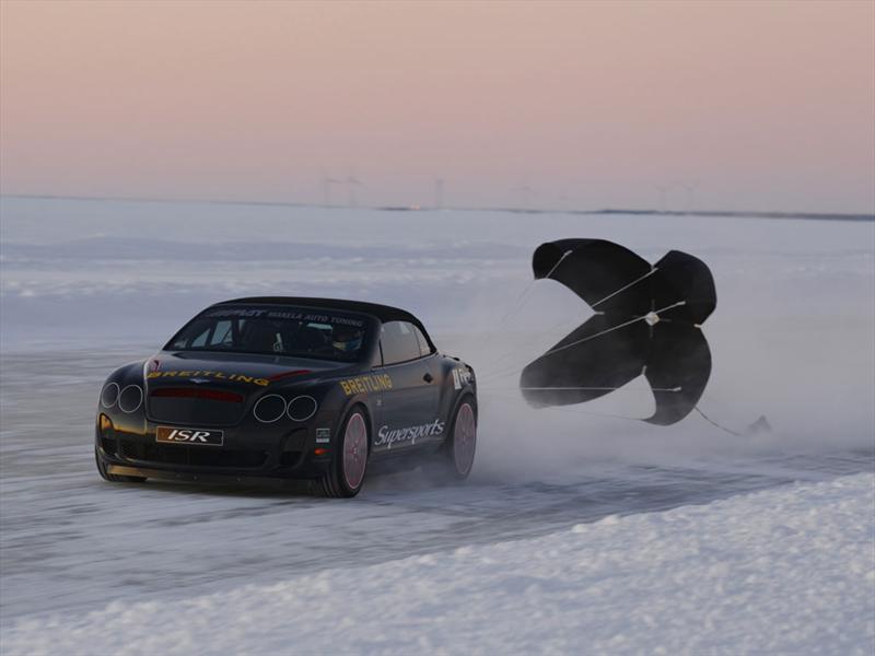 Bentley Continental Supersports récord en hielo