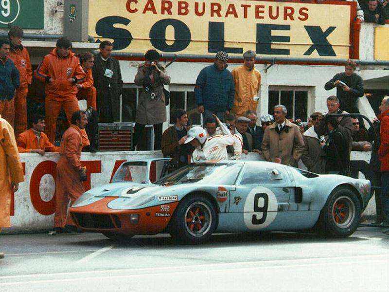 Victoria en LeMans 1968 con un Ford GT40