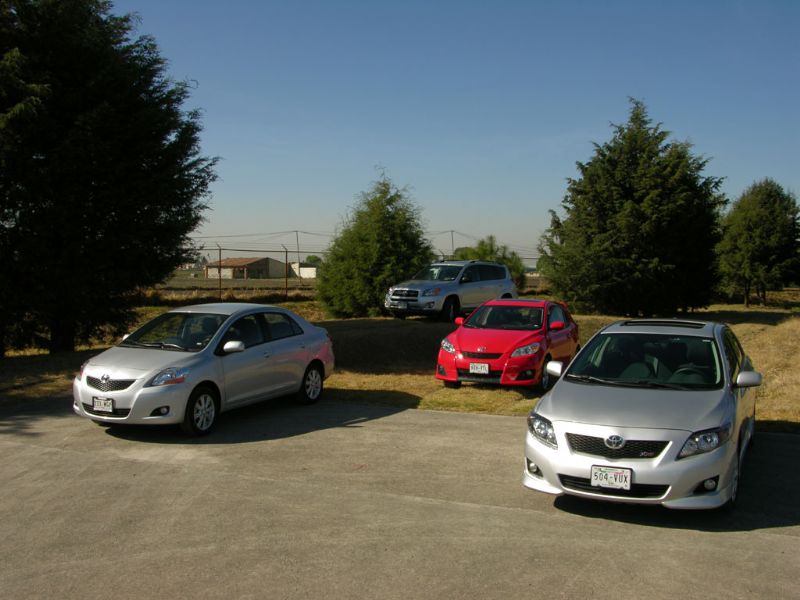 Gama Toyota a prueba
