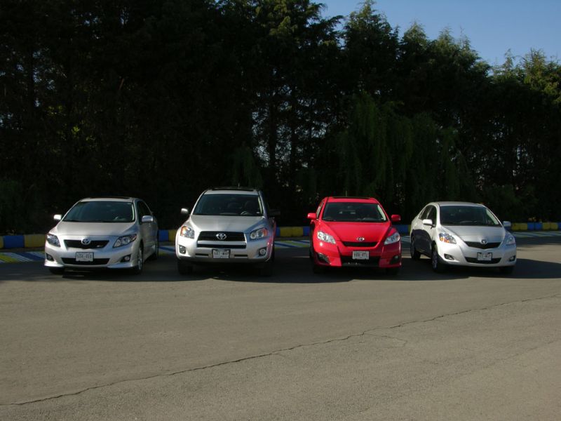 Gama Toyota a prueba