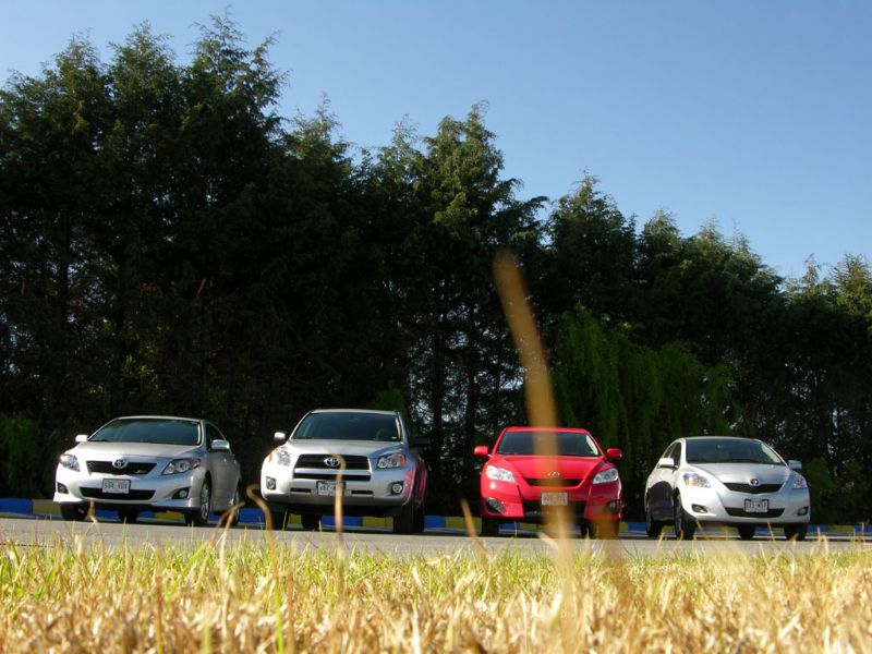 Gama Toyota a prueba