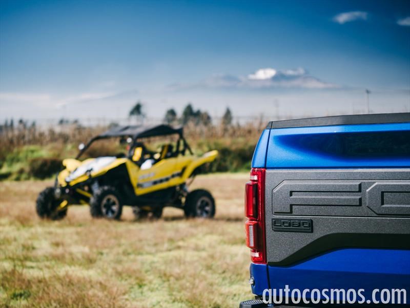 Ford Lobo Raptor 2017 y Yamaha YXZ 1000 R