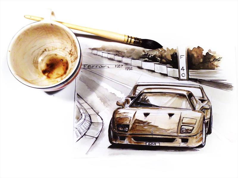 Autos de café: Las obras de Adrian Mitu