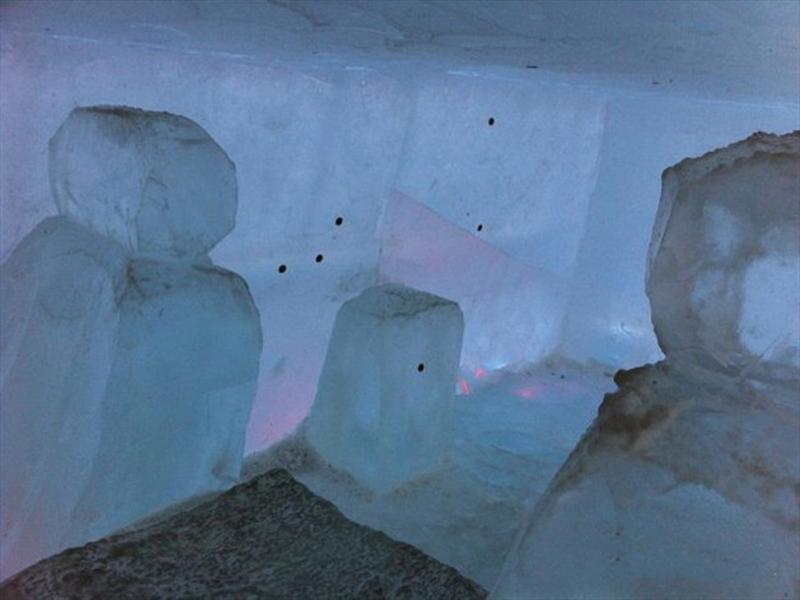 Una Toyota Land Cruiser bien helada