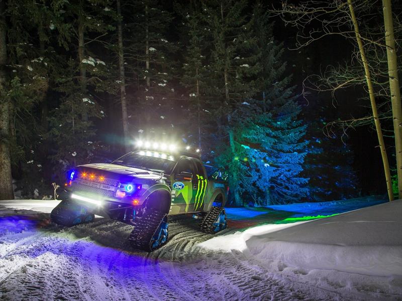 Ken Block y su Ford F-150 RaptorTrax