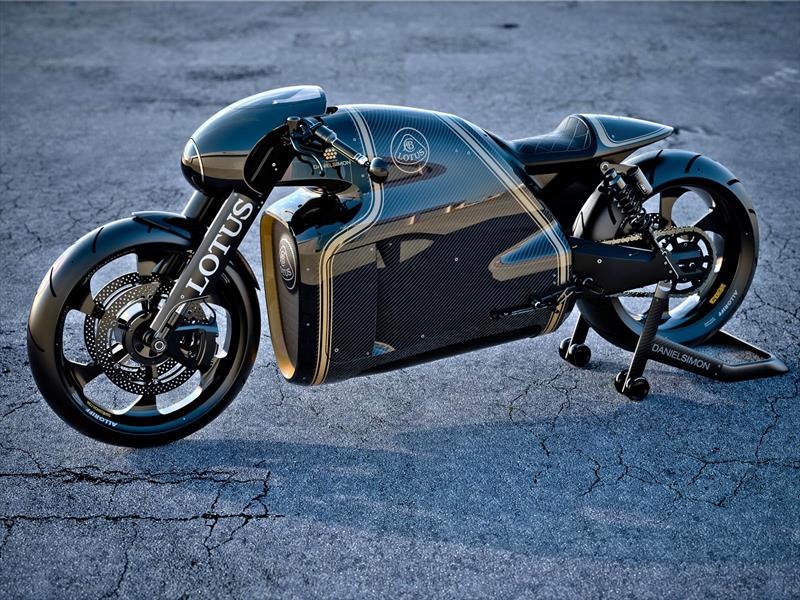 Lotus C-01, una moto increíble