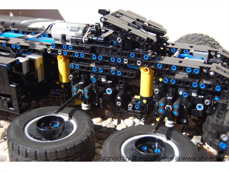 Tráiler construido con piezas de LEGO