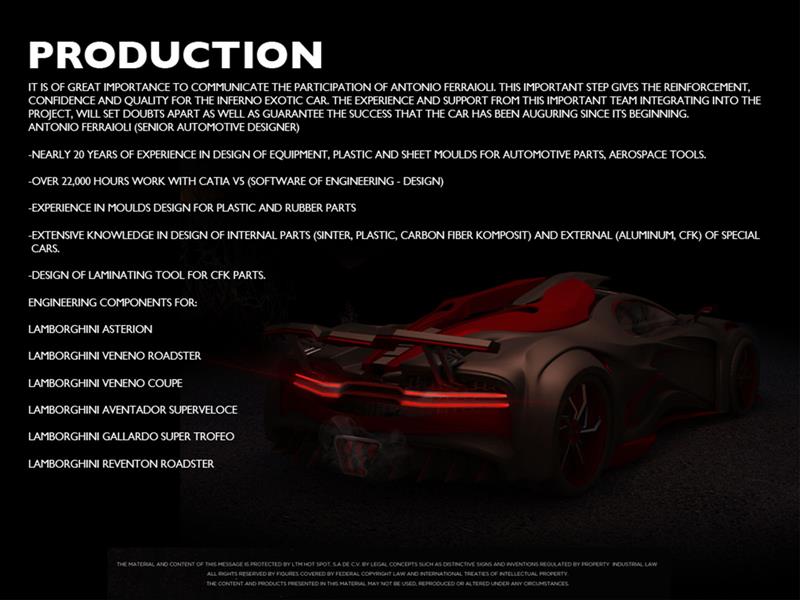 Inferno, el superdeportivo mexicano