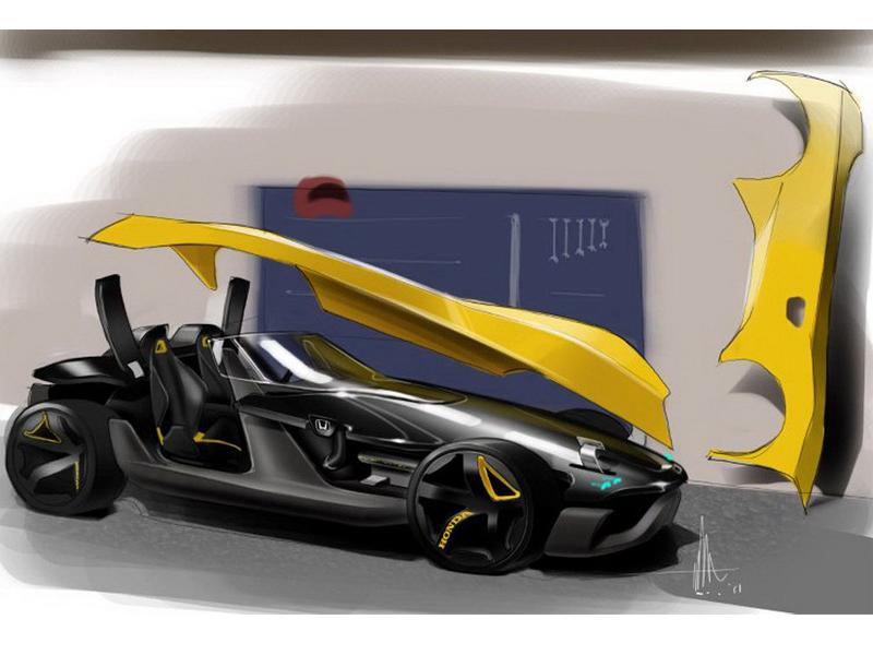 Honda S2000 Roadster 2020 creado por estudiante