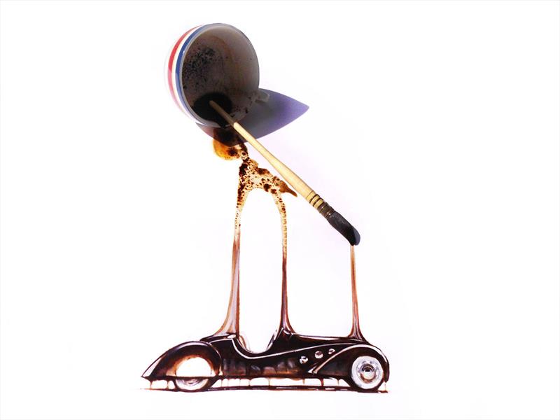 Autos de café: Las obras de Adrian Mitu