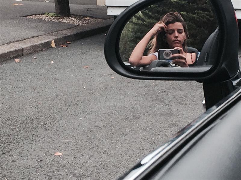 Calu Rivero en el Instagram de Peugeot