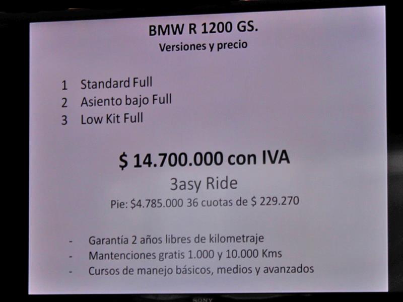 BMW Motorrad R 1200 GS Estreno en Chile