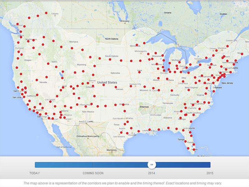 Tesla Model S y Supercharger