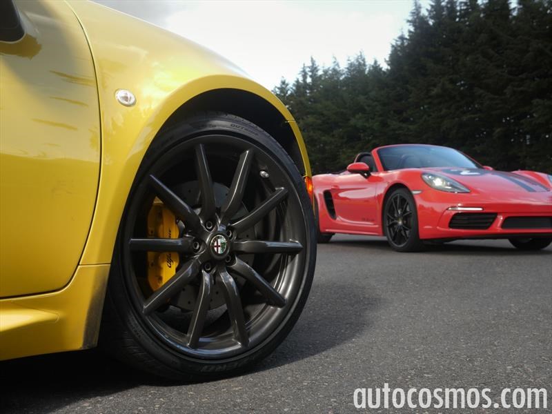 Alfa Romeo 4C Spider vs Porsche 718 Boxster