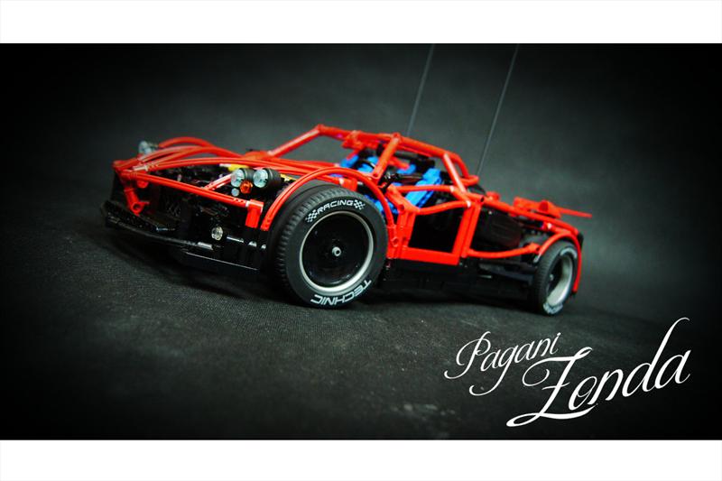 Pagani Zonda de piezas de LEGO