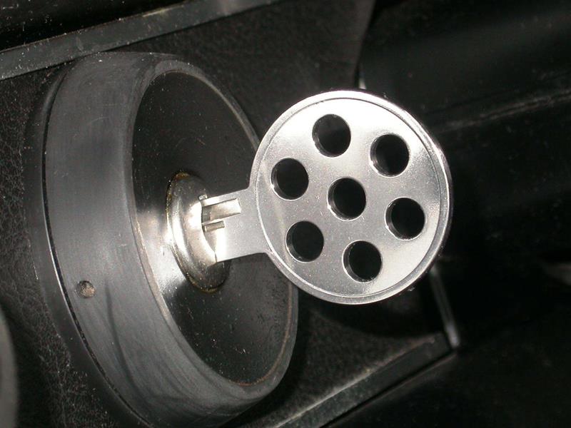 Llave de ignición de Porsche