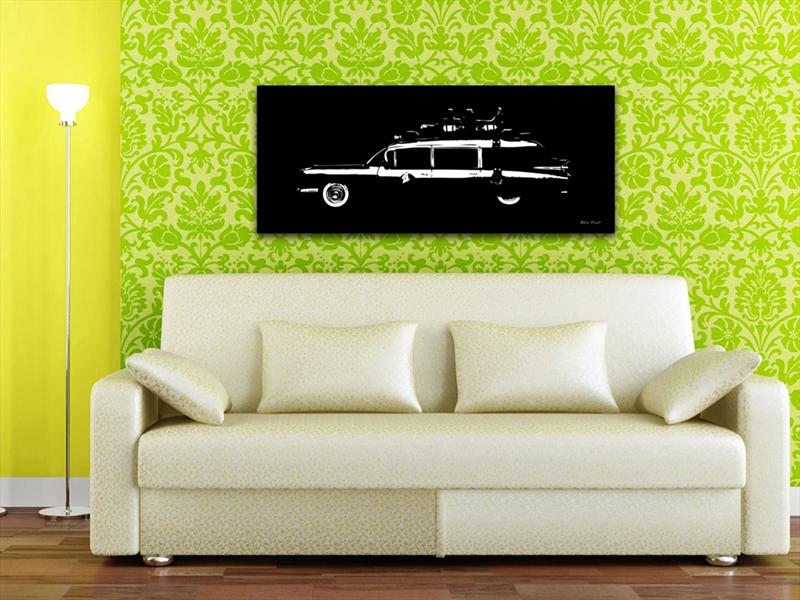 Blackprints arte automovilístico en negativo