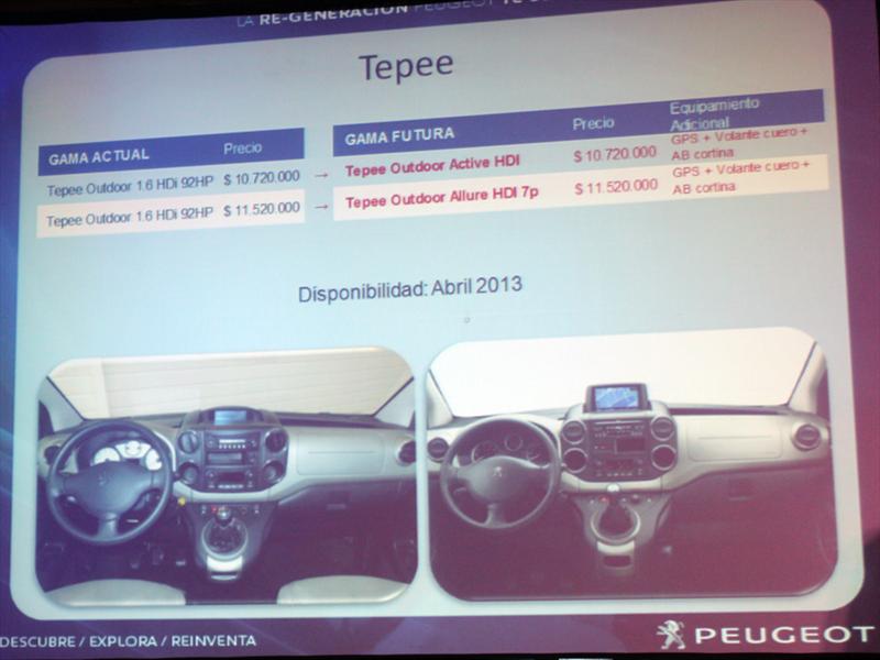 Peugeot Chile Lanzamiento gama GPS 2013