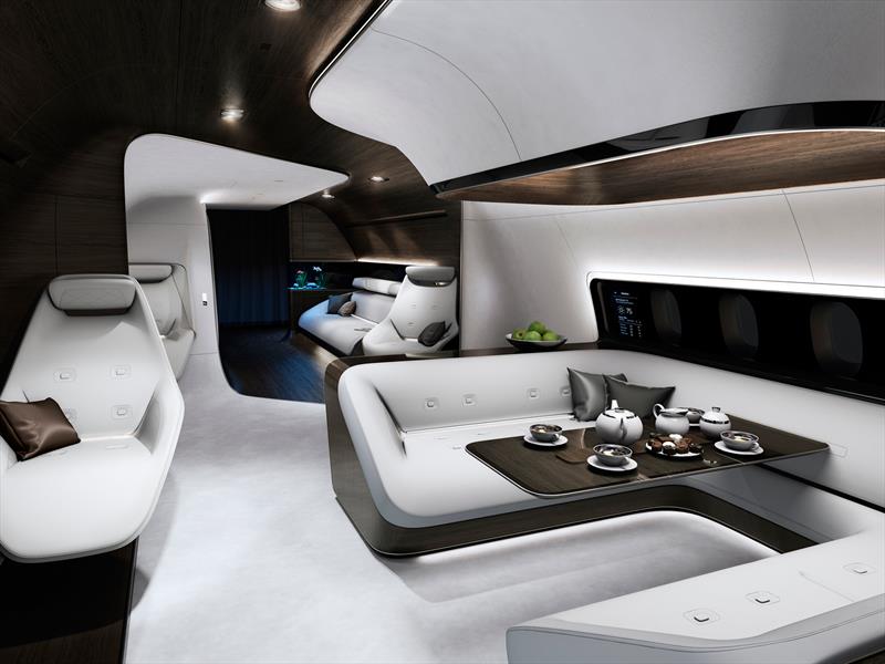 Cabinas para jets por Mercedes-Benz y Lufthansa