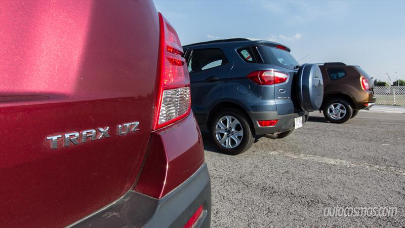 Chevrolet Trax vs Ford Ecosport vs Renault Duster