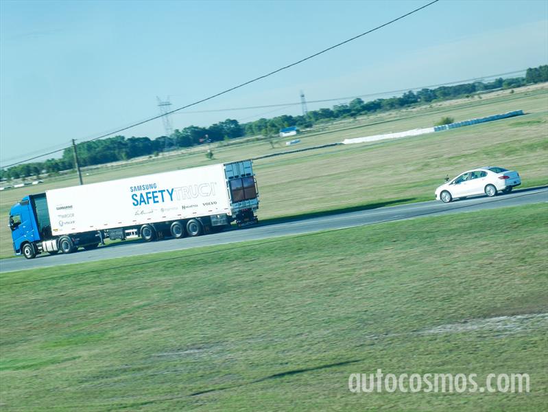 Samsung Safety Truck, presentación en Argentina