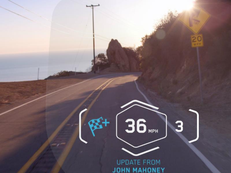 BMW Motorrad, luz láser & casco Head-Up Display