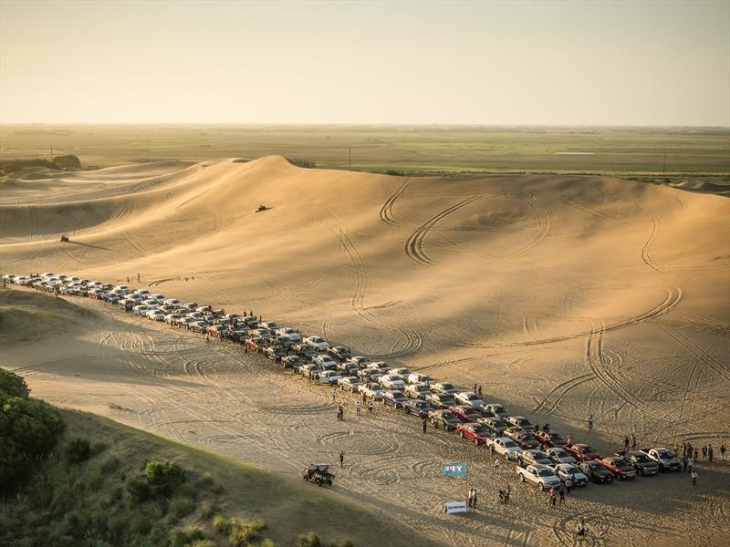 #FordRazaFuerte + de 120 camionetas en Pinamar