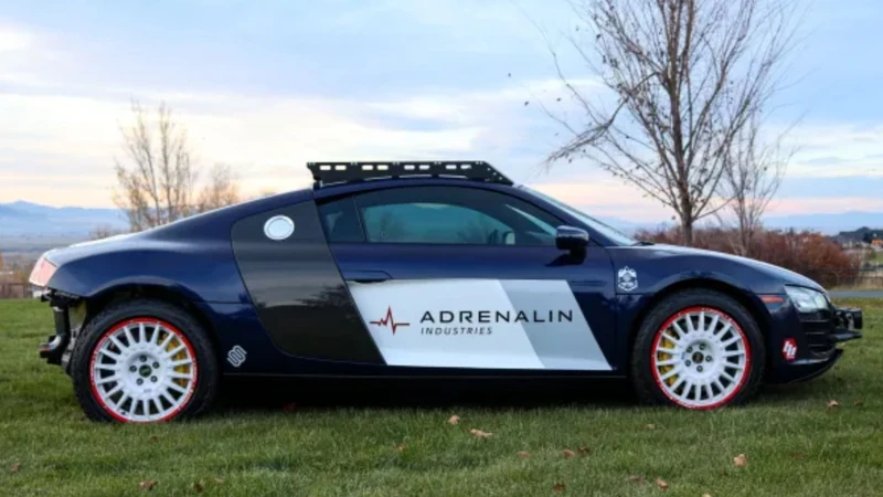 A lo Grupo B, crean un Audi R8 de Rally