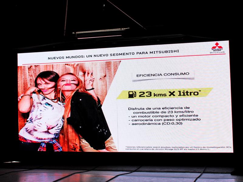 Mitsubishi Mirage Lanzamiento en Chile