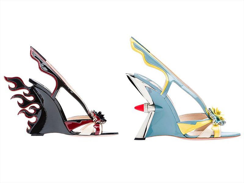 Prada y sus zapatos estilo Cadillac de los 50s