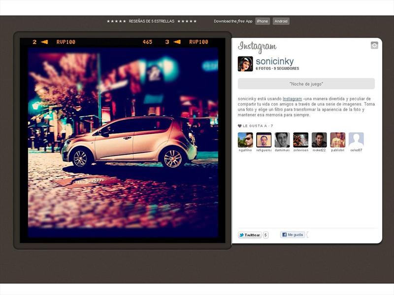 Chevrolet Sonic en campaña digital