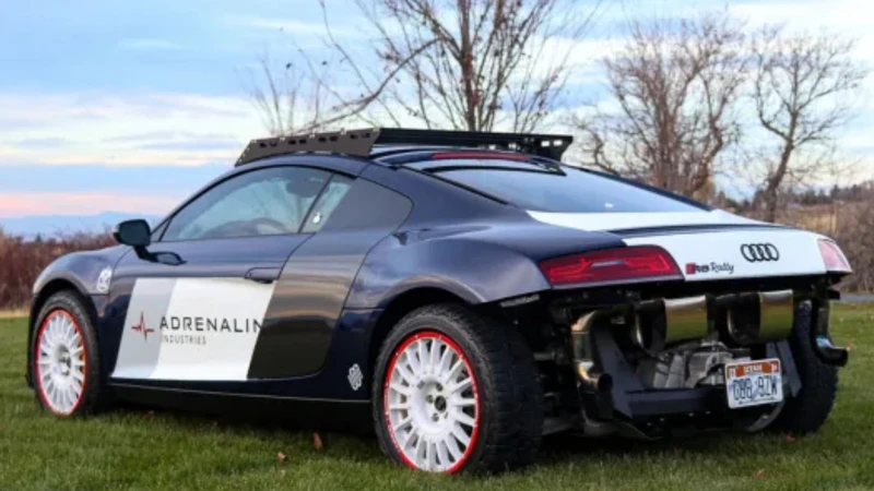 A lo Grupo B, crean un Audi R8 de Rally