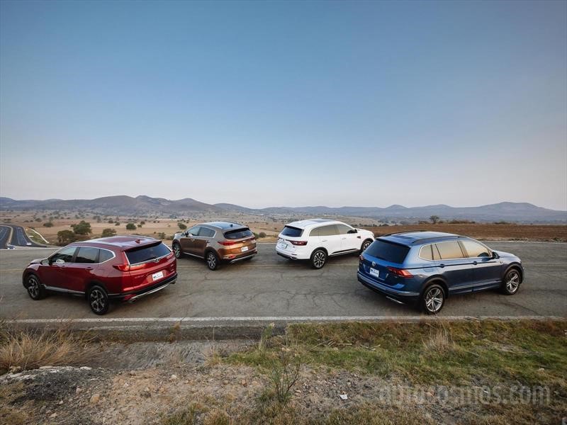 Comparativa: CR-V VS Tiguan VS Koleos VS Sportage