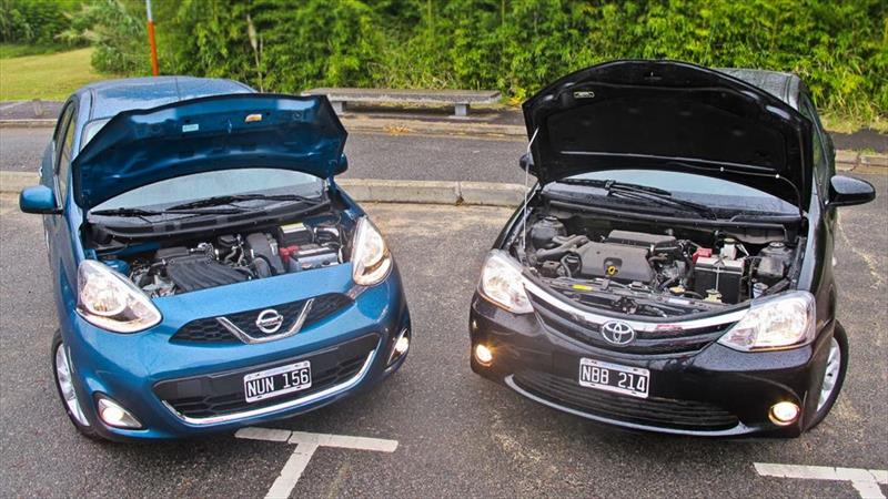 Nissan March vs. Toyota Etios