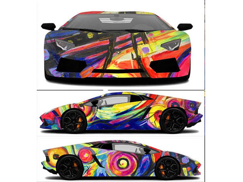 Lamborghini Aventador Art Car por Duaiv