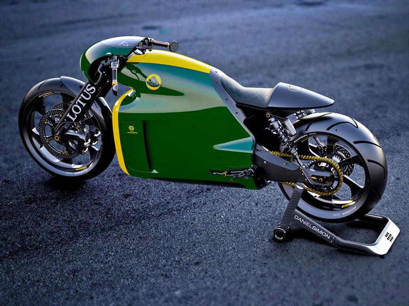 Lotus C-01, una moto increíble